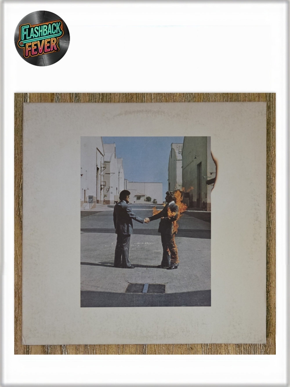 PINK FLOYD•Wish You Were Here•1975 US (PC 33453)Santa Maria Pressing w/Postcard